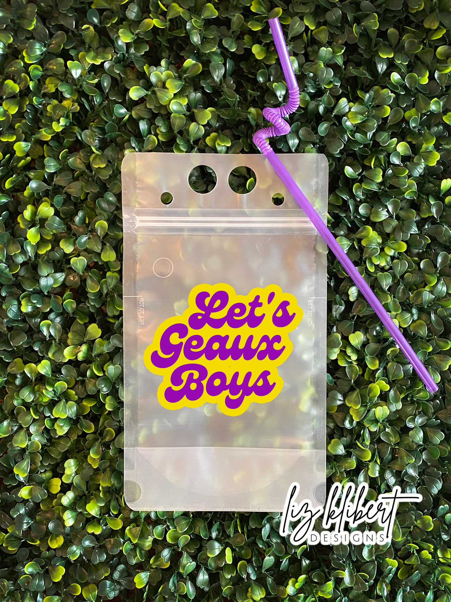 Let's Geaux Boys Adult Juice Pouch