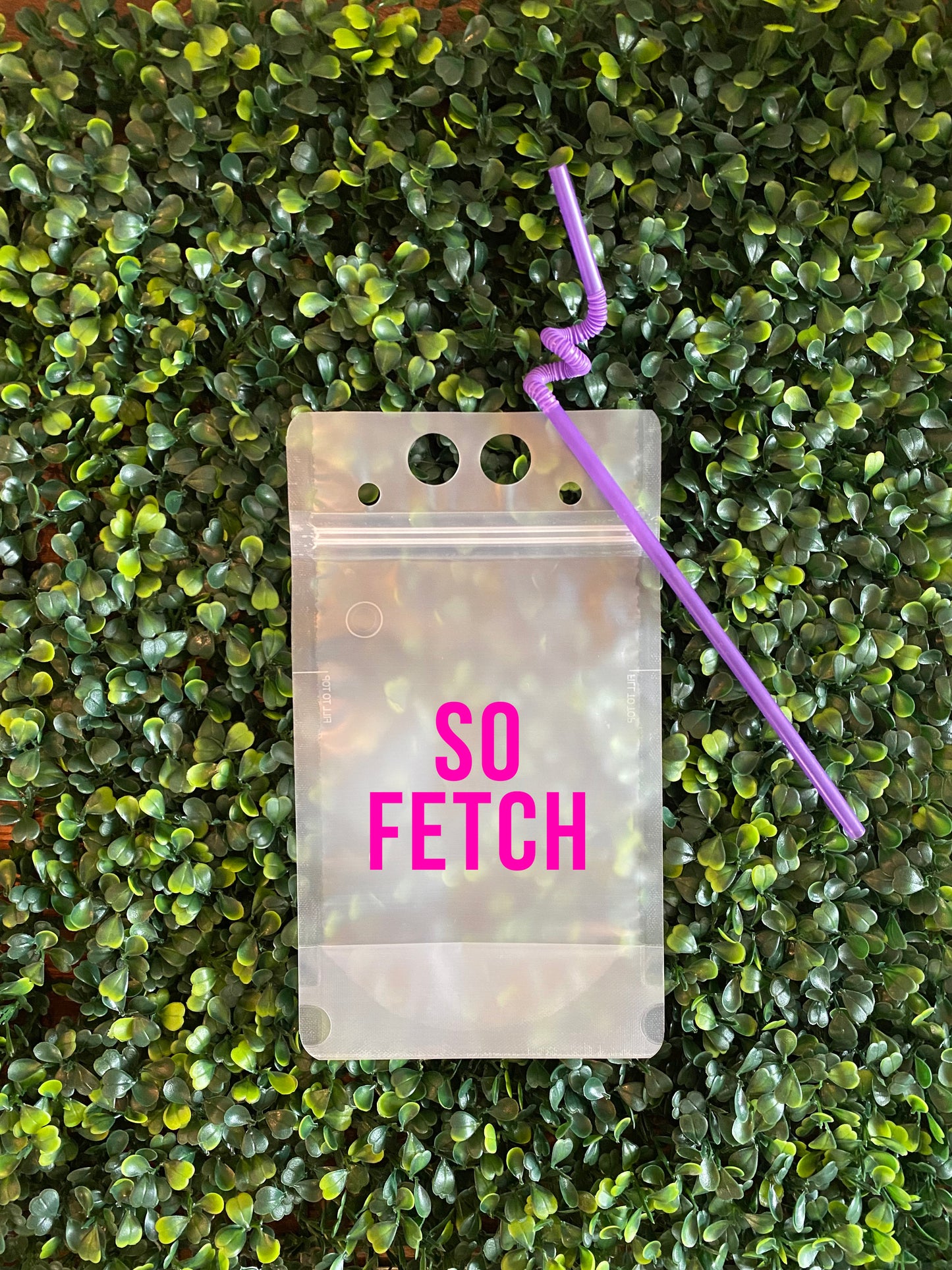 Mean Girls Inspired Quote, Pink, Boozie Bags, Adult Juice Drink Pouch