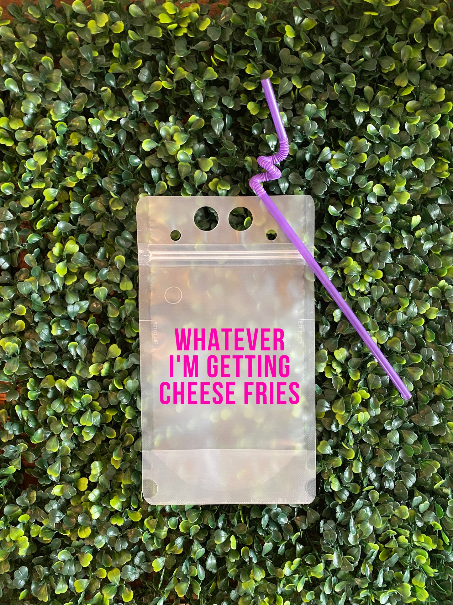 Mean Girls Inspired Quote, Pink, Boozie Bags, Adult Juice Drink Pouch