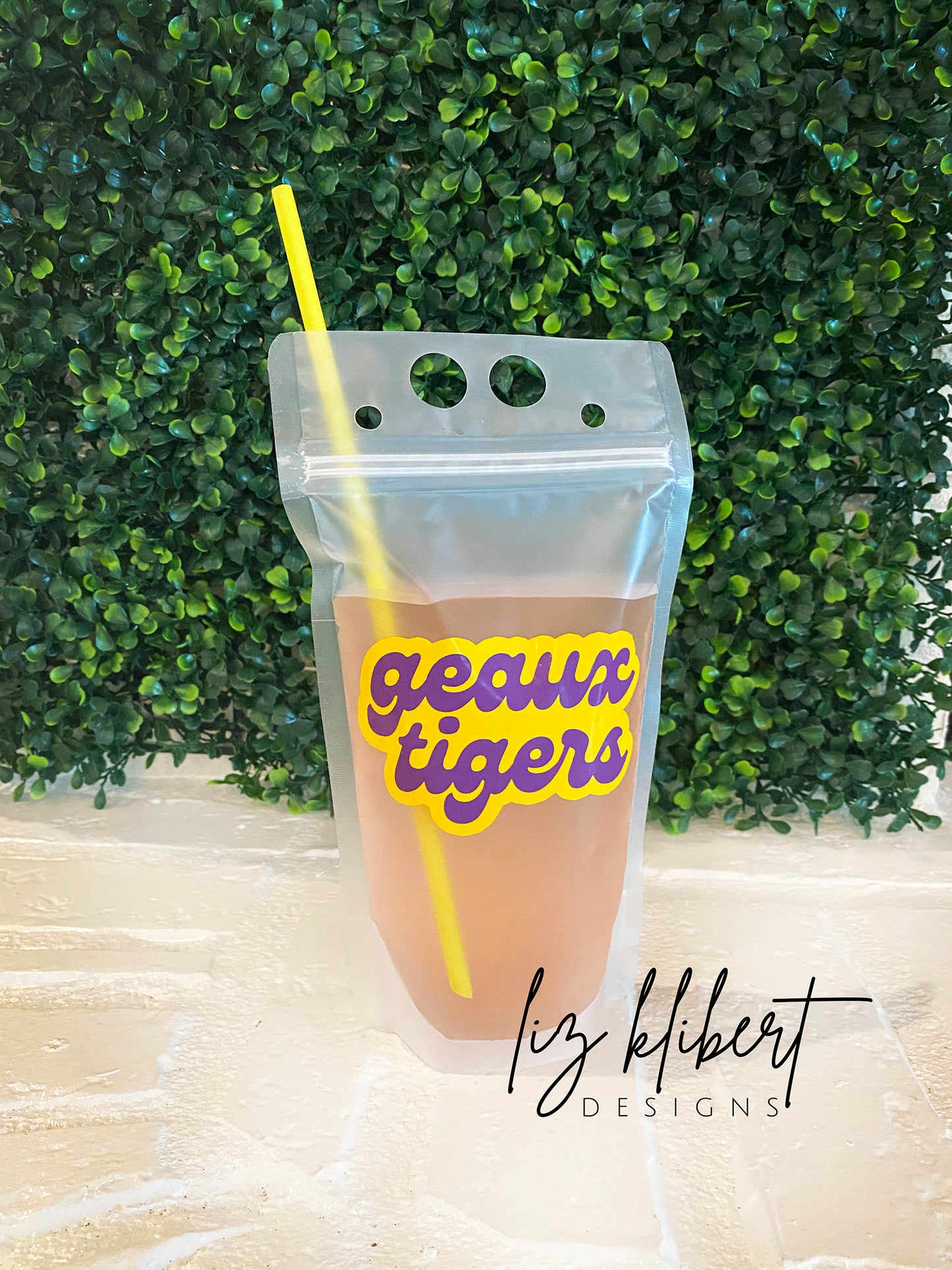 Geaux Tigers Adult Juice Pouch