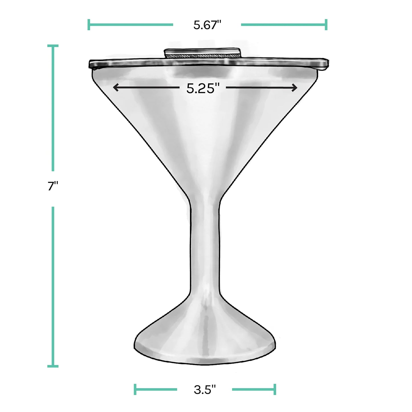 Geaux, Personalized, Orca MarTini On the Go 8 oz, Multiple color options Martini Barware